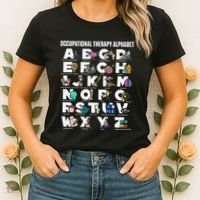Occupational Therapy Alphabet Educational Ot Therapist Abcs Women's T-Shirt thumb 2