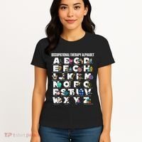 Occupational Therapy Alphabet Educational Ot Therapist Abcs Women's T-Shirt thumb 4