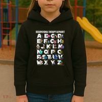 Occupational Therapy Alphabet Educational Ot Therapist Abcs Kids Hoodie thumb 3