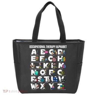 Occupational Therapy Alphabet Educational Ot Therapist Abcs Tote Bag