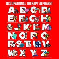 Occupational Therapy Alphabet Educational Ot Therapist Abcs Santa Hat thumb 1