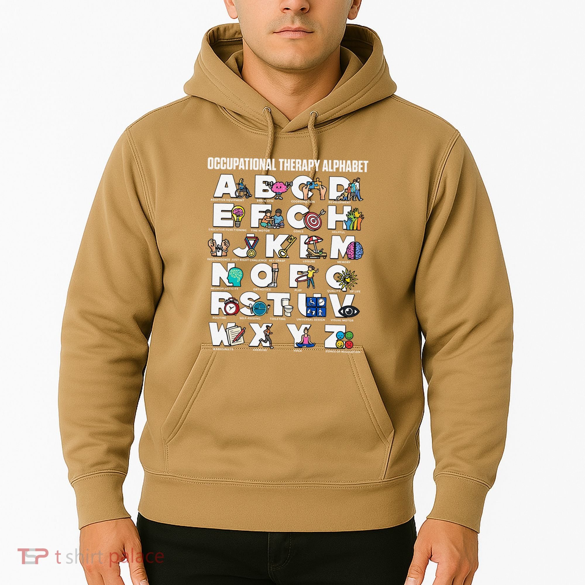 Occupational Therapy Alphabet Educational Ot Therapist Abcs Hoodie