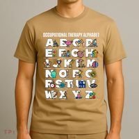 Occupational Therapy Alphabet Educational Ot Therapist Abcs T-Shirt thumb 3
