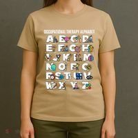 Occupational Therapy Alphabet Educational Ot Therapist Abcs T-Shirt thumb 4