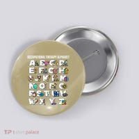 Occupational Therapy Alphabet Educational Ot Therapist Abcs Button thumb 0