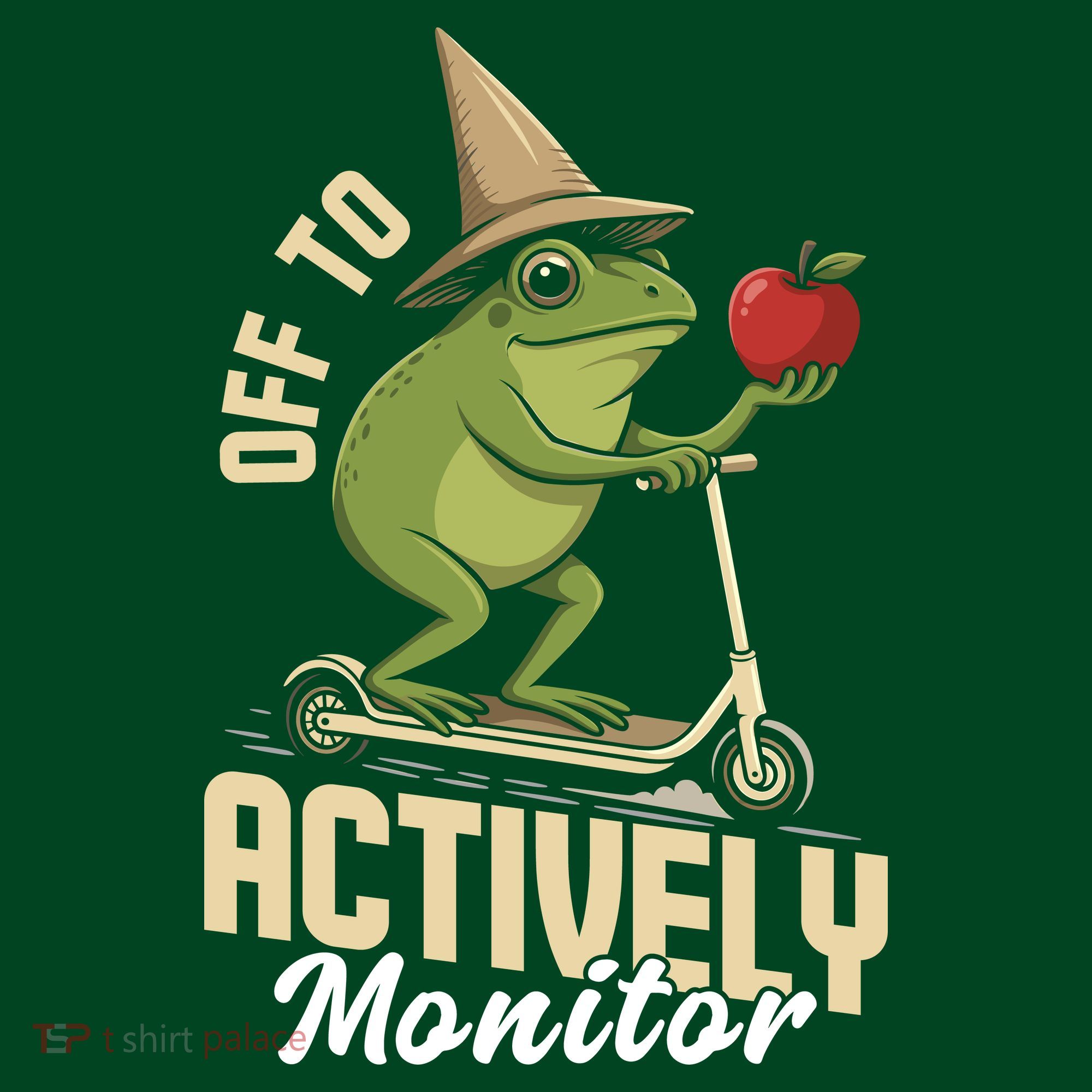 Off To Actively Monitor Frog Teacher Test Day Long Sleeve Shirt