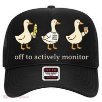 Off To Actively Monitor Teacher Testing Test Day Goose Hat thumb 0