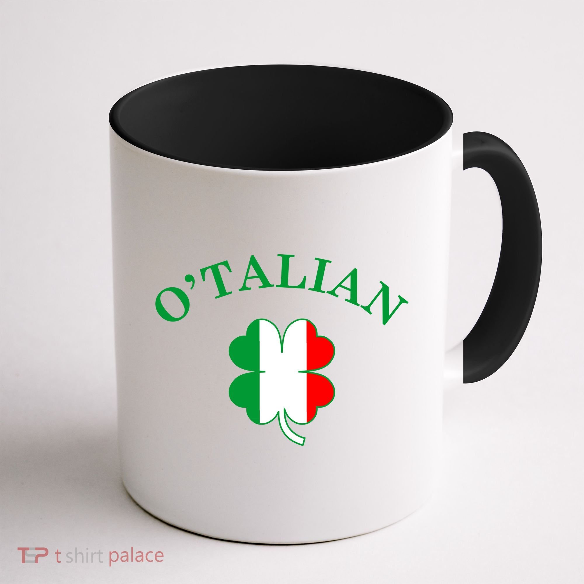 O'Talian Italian Irish Shamrock St. Patrick's Day Coffee Mug