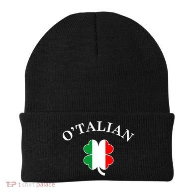 O'Talian Italian Irish Shamrock St. Patrick's Day Beanie