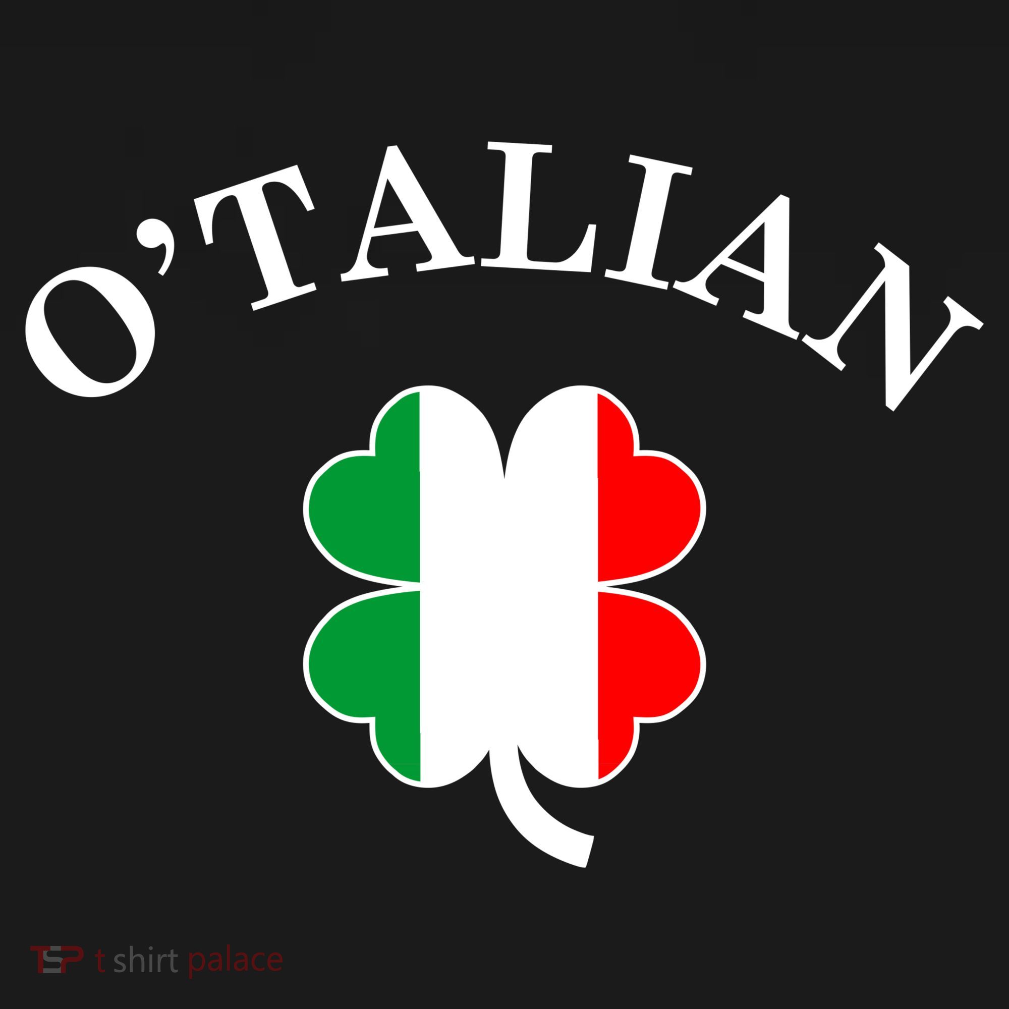 O'Talian Italian Irish Shamrock St. Patrick's Day Women's Tank Top