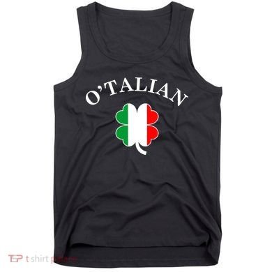 O'Talian Italian Irish Shamrock St. Patrick's Day Tank Top