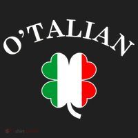 O'Talian Italian Irish Shamrock St. Patrick's Day Golf Towel thumb 3