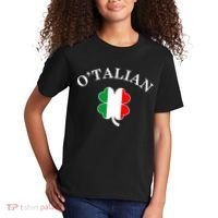 O'Talian Italian Irish Shamrock St. Patrick's Day Kids T-Shirt thumb 2