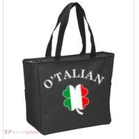 O'Talian Italian Irish Shamrock St. Patrick's Day Tote Bag thumb 2