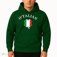 O'Talian Italian Irish Shamrock St. Patrick's Day Hoodie thumb 2