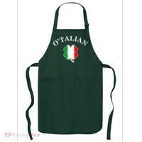 O'Talian Italian Irish Shamrock St. Patrick's Day Apron thumb 0