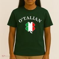 O'Talian Italian Irish Shamrock St. Patrick's Day T-Shirt thumb 4