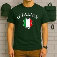 O'Talian Italian Irish Shamrock St. Patrick's Day T-Shirt thumb 6