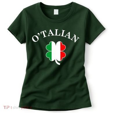 O'Talian Italian Irish Shamrock St. Patrick's Day Women's T-Shirt