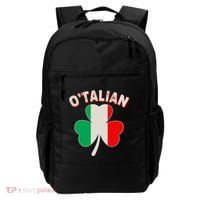 O'Talian St Patrick's Day Italian Shamrock Flag Backpack thumb 0