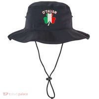 O'Talian St Patrick's Day Italian Shamrock Flag Bucket Hat thumb 0