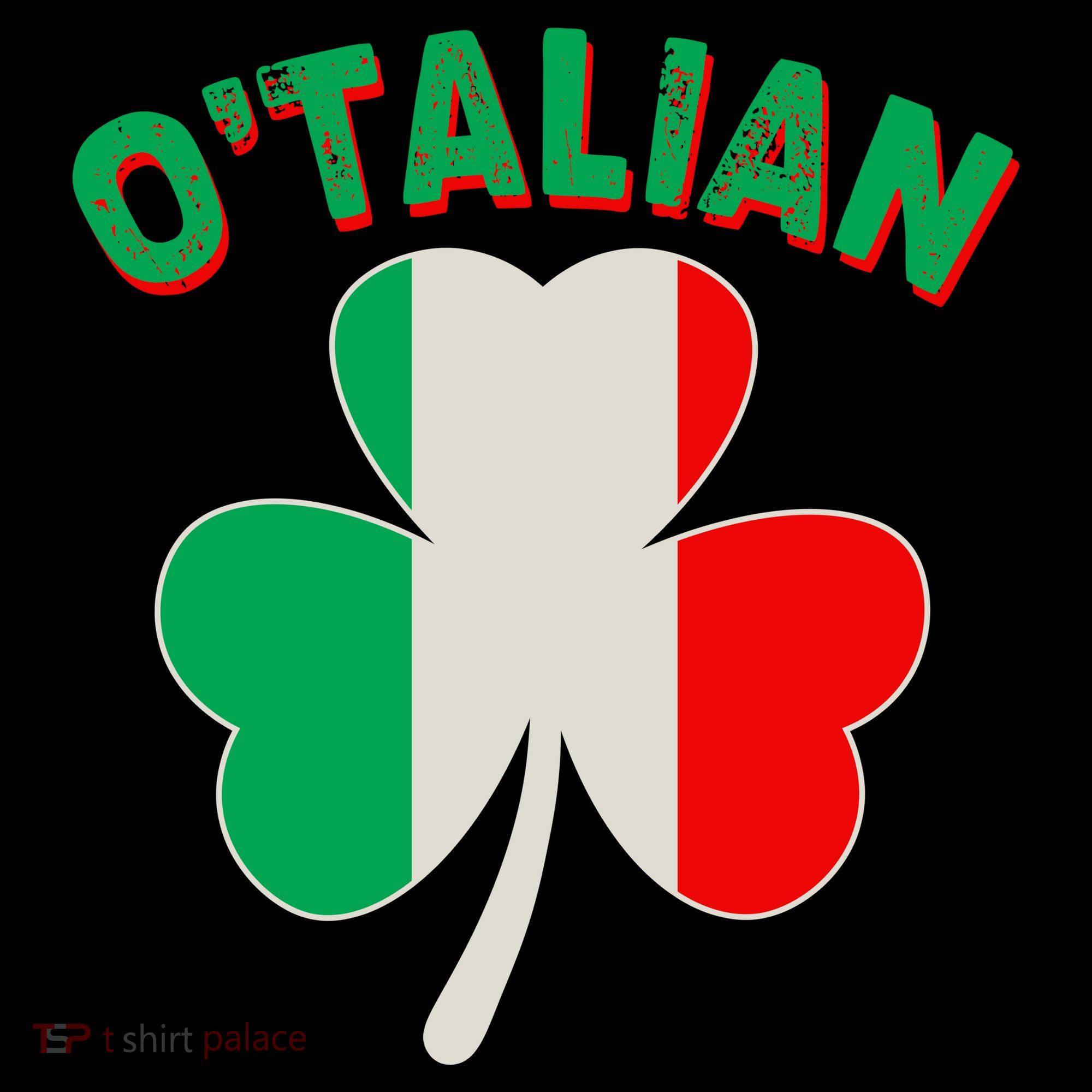 O'Talian St Patrick's Day Italian Shamrock Flag Coffee Mug