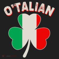 O'Talian St Patrick's Day Italian Shamrock Flag Beanie thumb 2