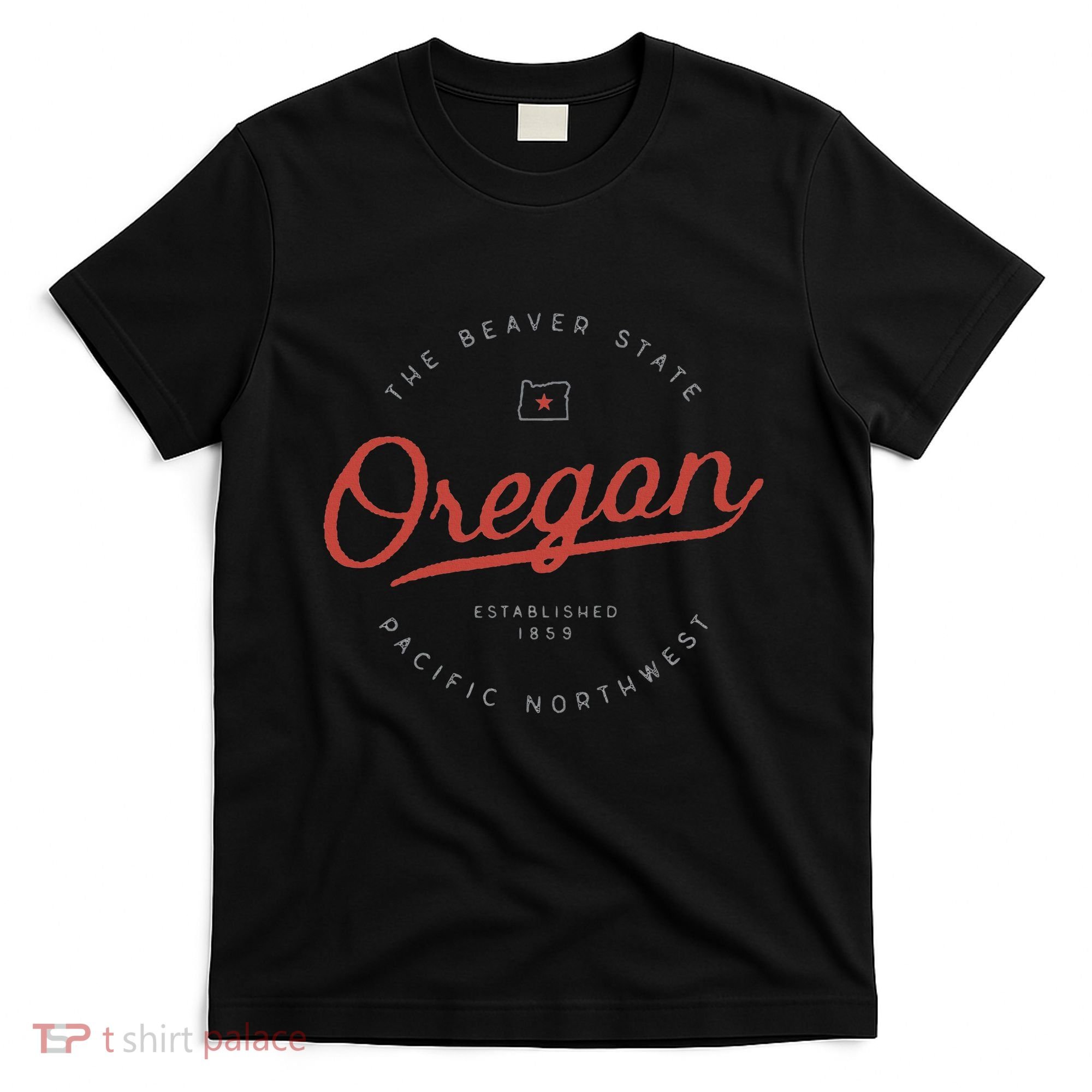 Oregon The Beaver State Pacific Northwest Pnw T-Shirt