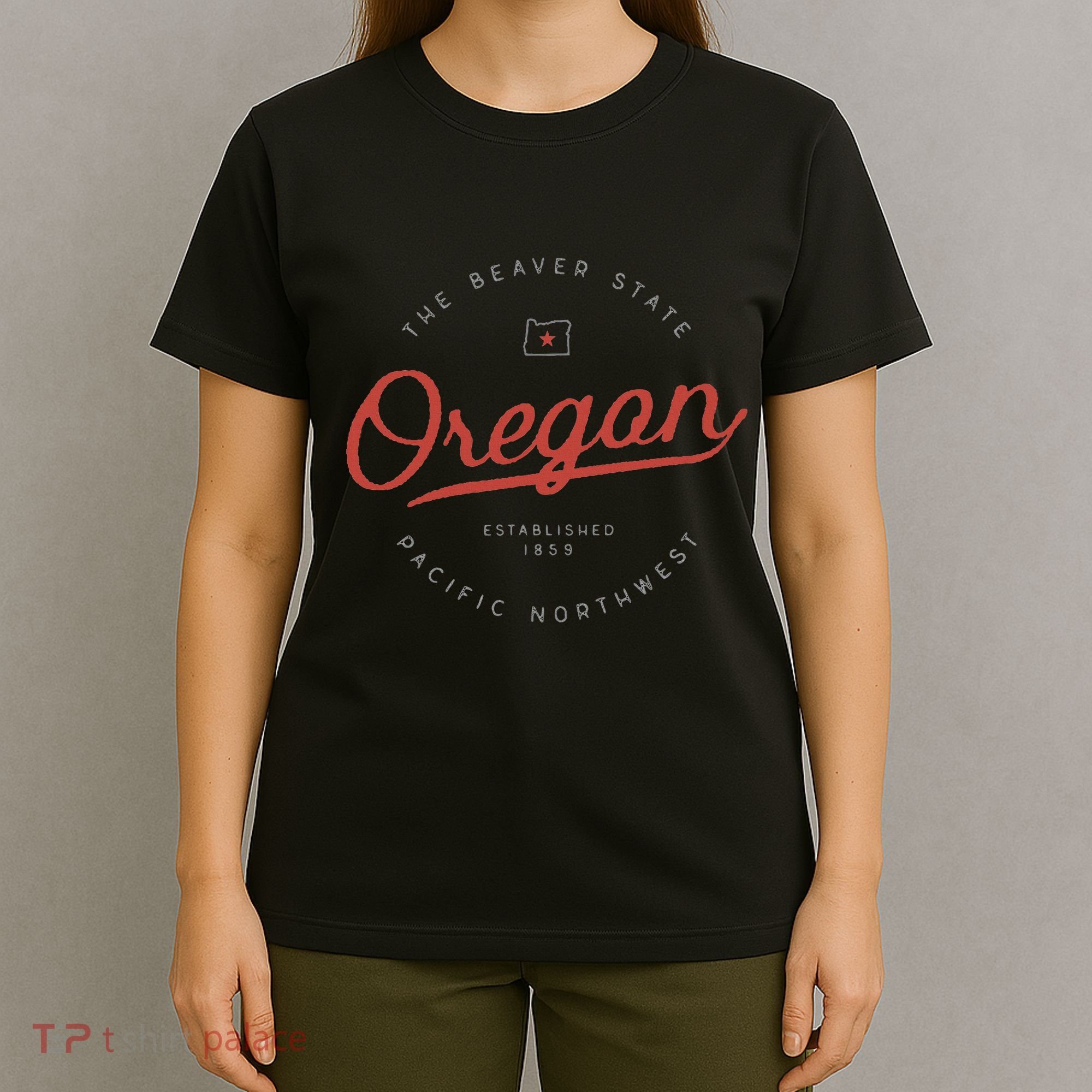 Oregon The Beaver State Pacific Northwest Pnw T-Shirt