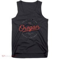 Oregon The Beaver State Pacific Northwest Pnw Tank Top thumb 0