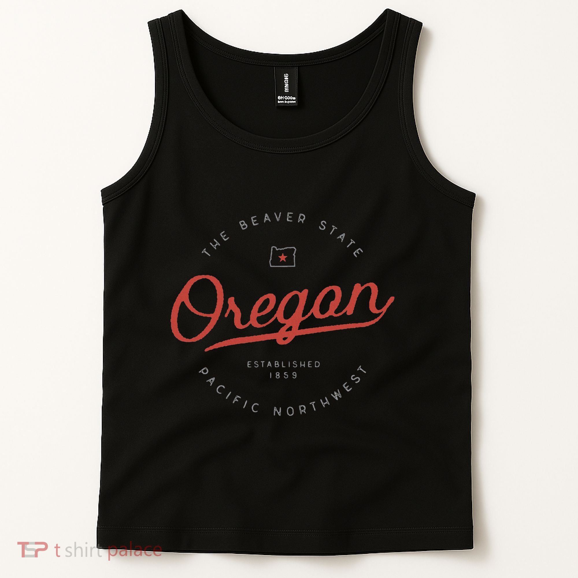 Oregon The Beaver State Pacific Northwest Pnw Tank Top