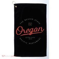 Oregon The Beaver State Pacific Northwest Pnw Golf Towel thumb 0