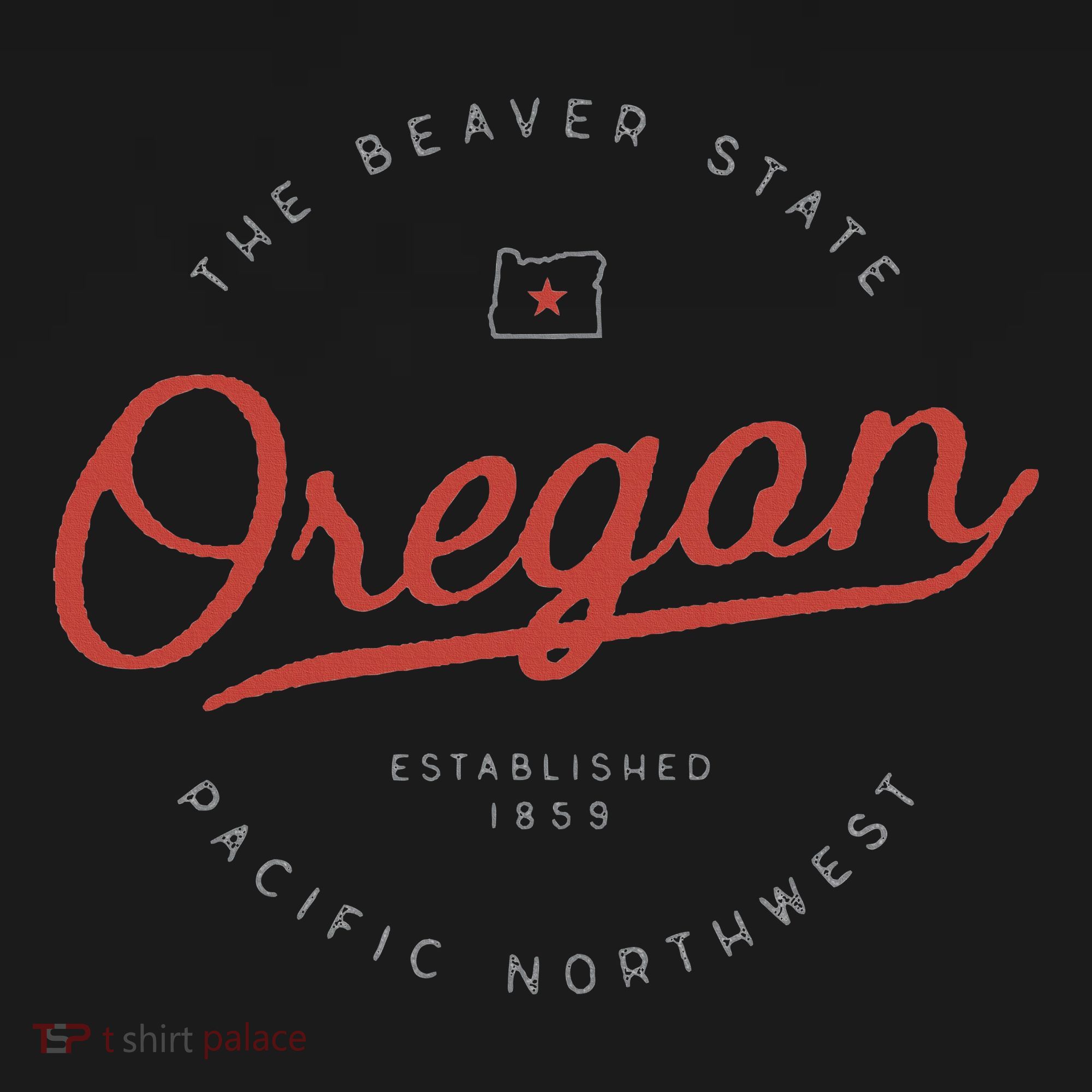 Oregon The Beaver State Pacific Northwest Pnw Kids Long Sleeve Shirt