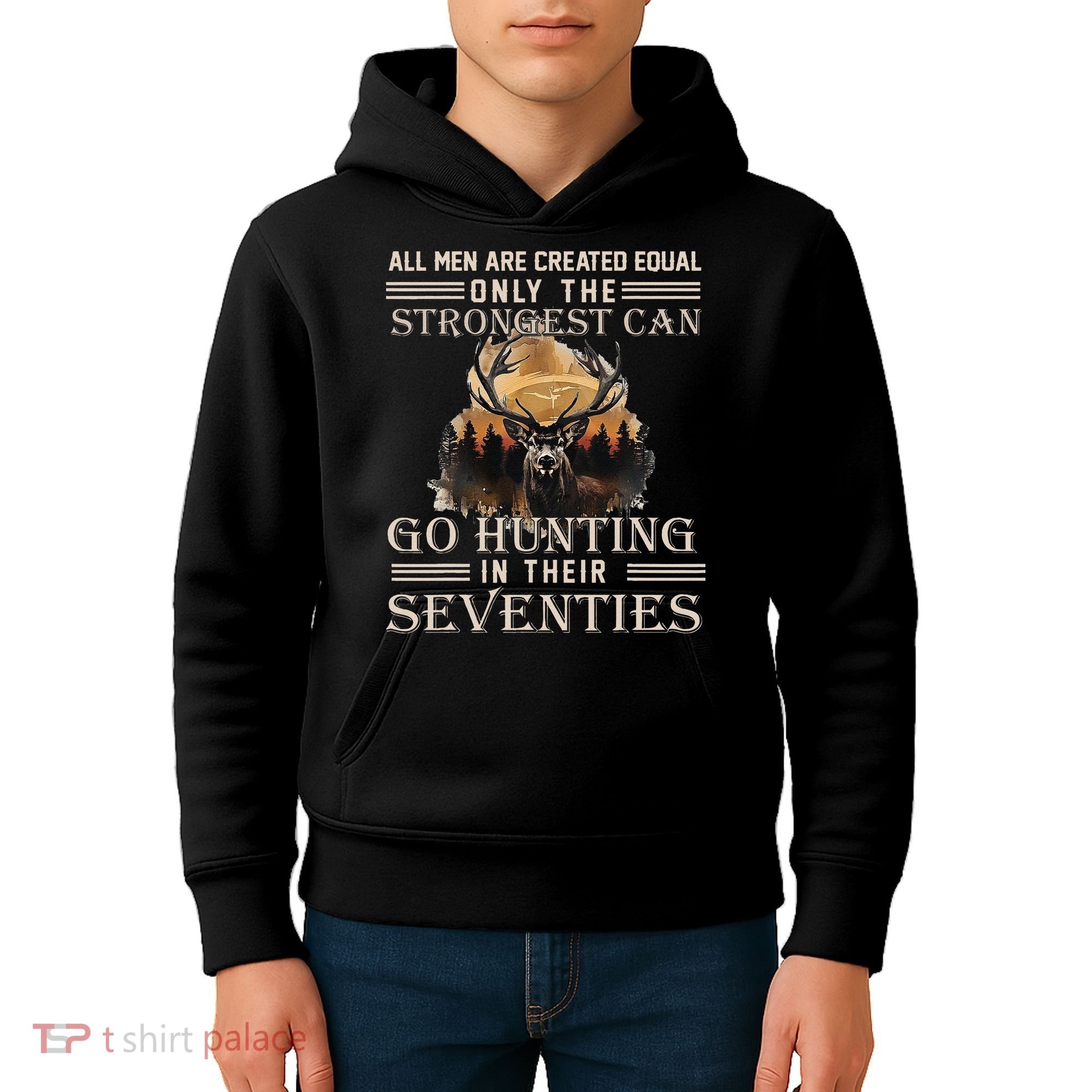 Only The Best Can Still Go Hunting In Their Seventies Gift Kids Hoodie