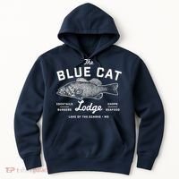 Ozark The Blue Cat Lodge Missouri Hoodie thumb 0