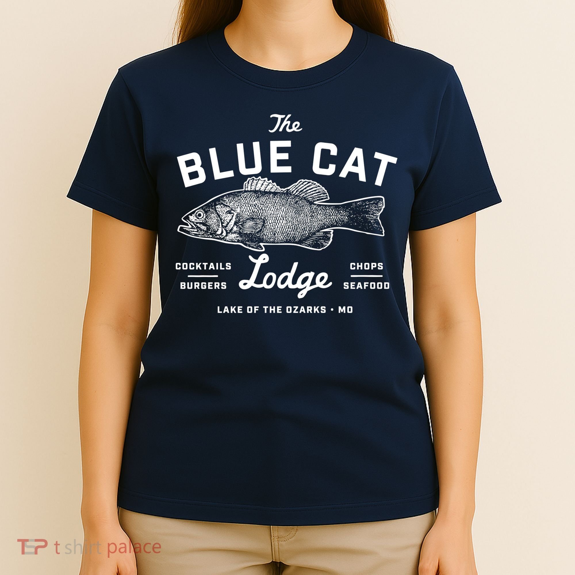 Ozark The Blue Cat Lodge Missouri T-Shirt