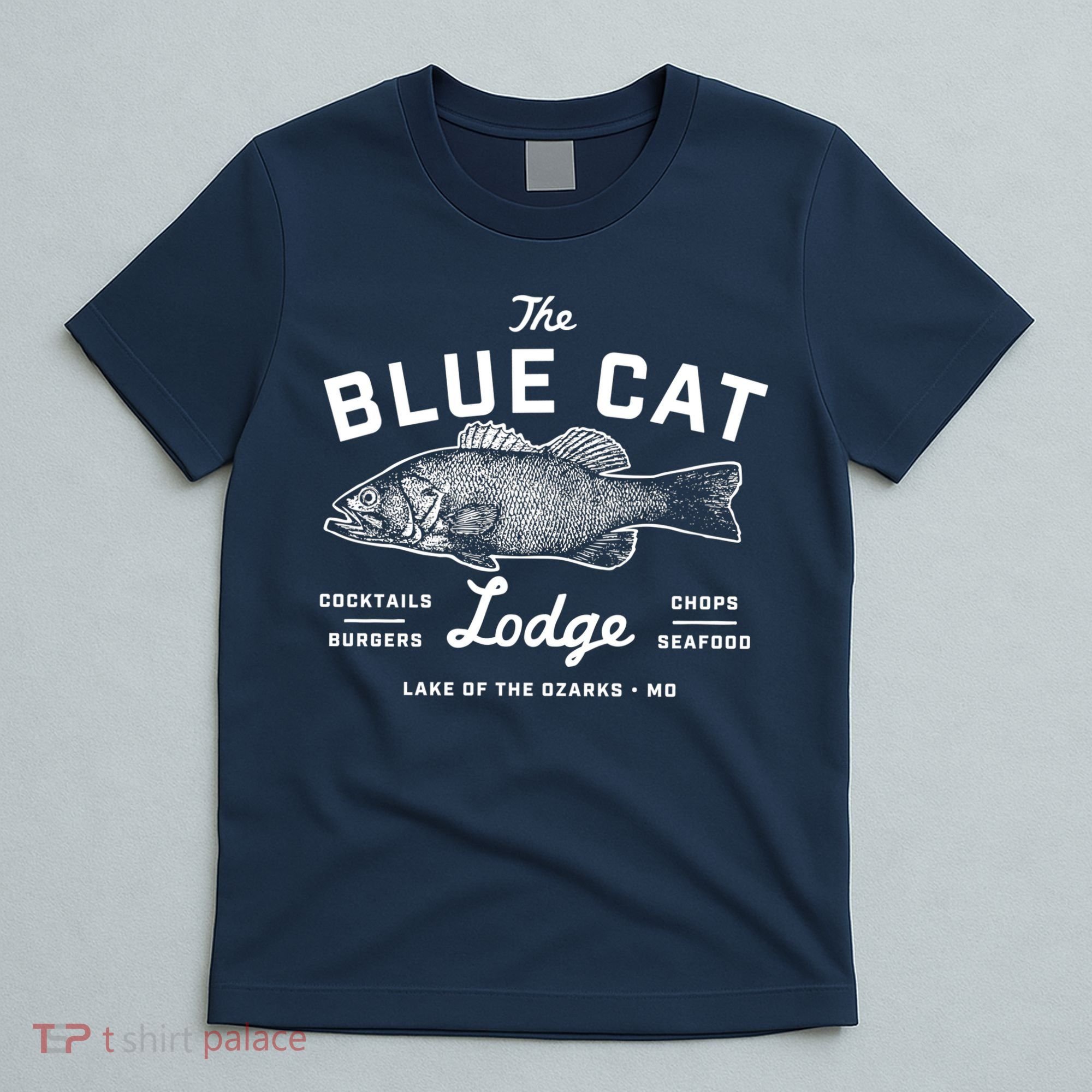 Ozark The Blue Cat Lodge Missouri T-Shirt