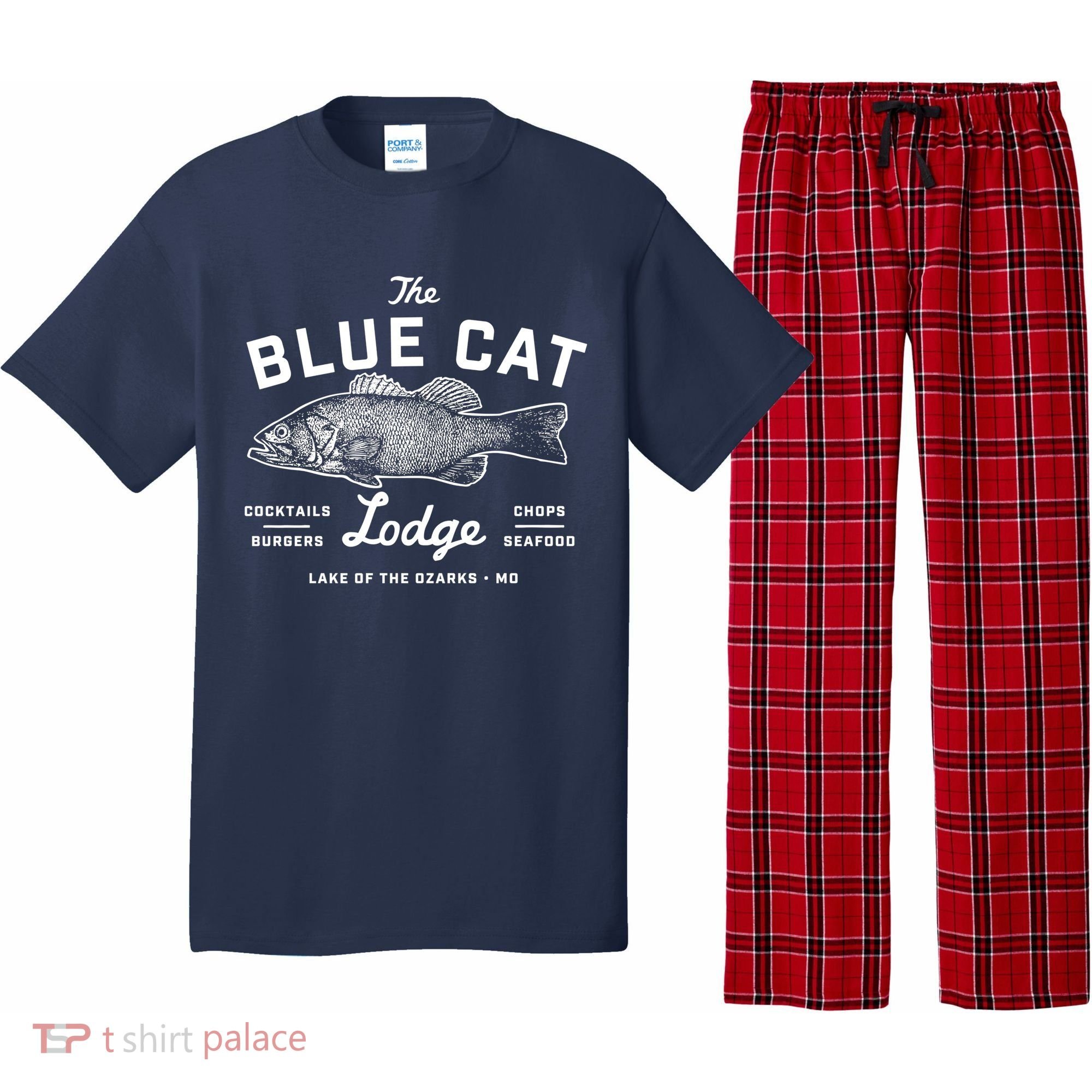 Ozark The Blue Cat Lodge Missouri Pajama Set