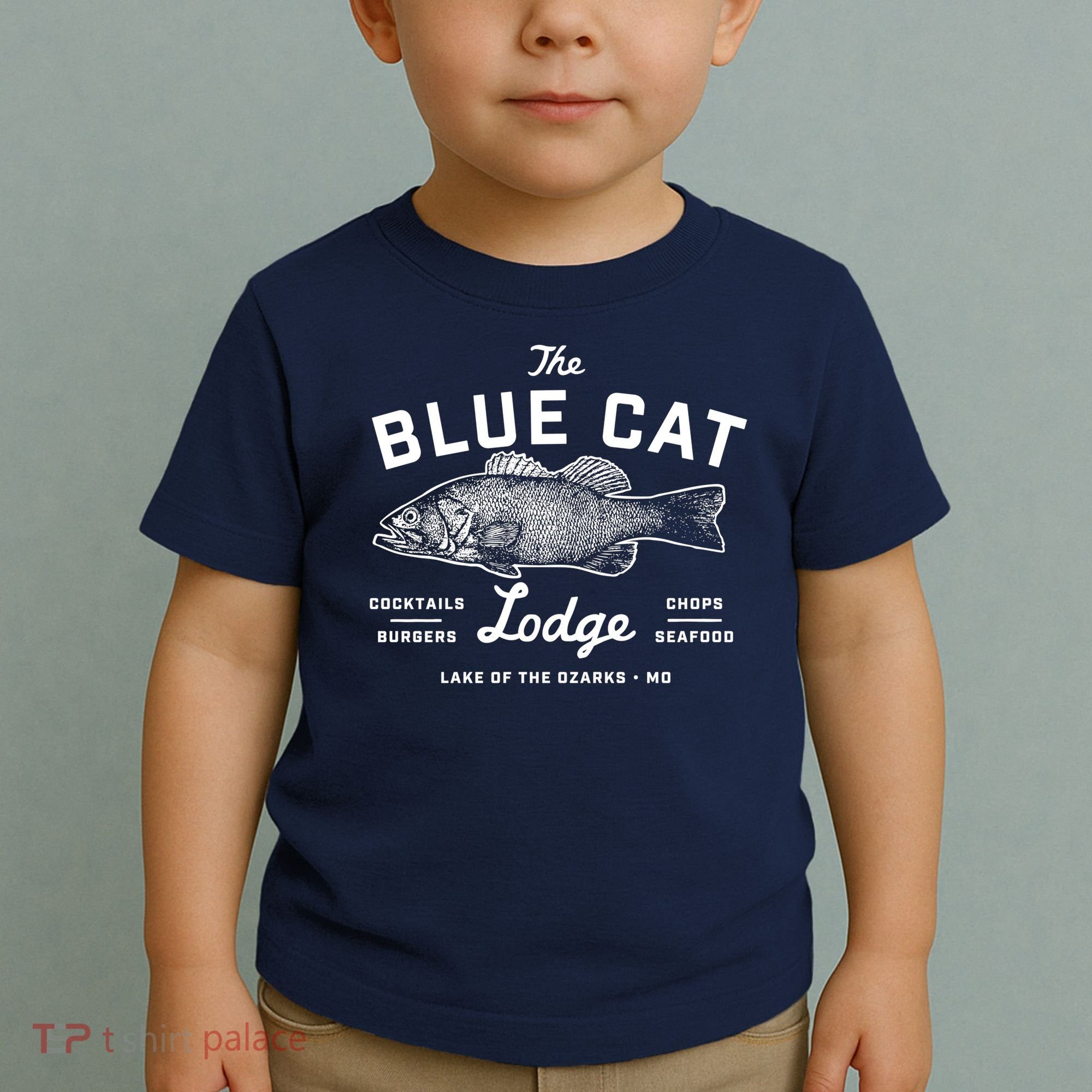 Ozark The Blue Cat Lodge Missouri Toddler T-Shirt
