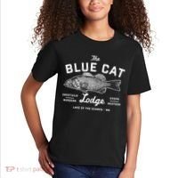 Ozark The Blue Cat Lodge Missouri Kids T-Shirt thumb 2