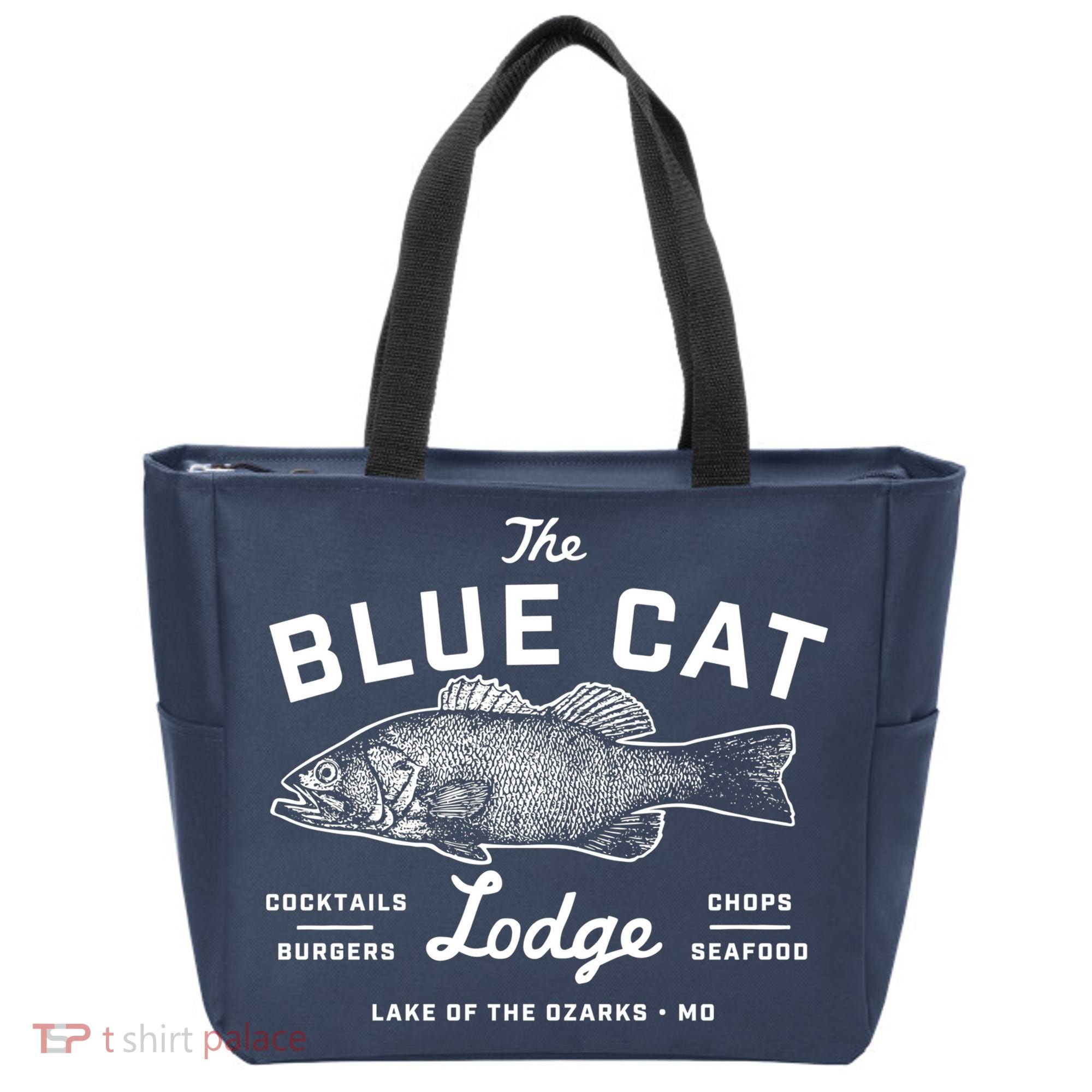 Ozark The Blue Cat Lodge Missouri Tote Bag