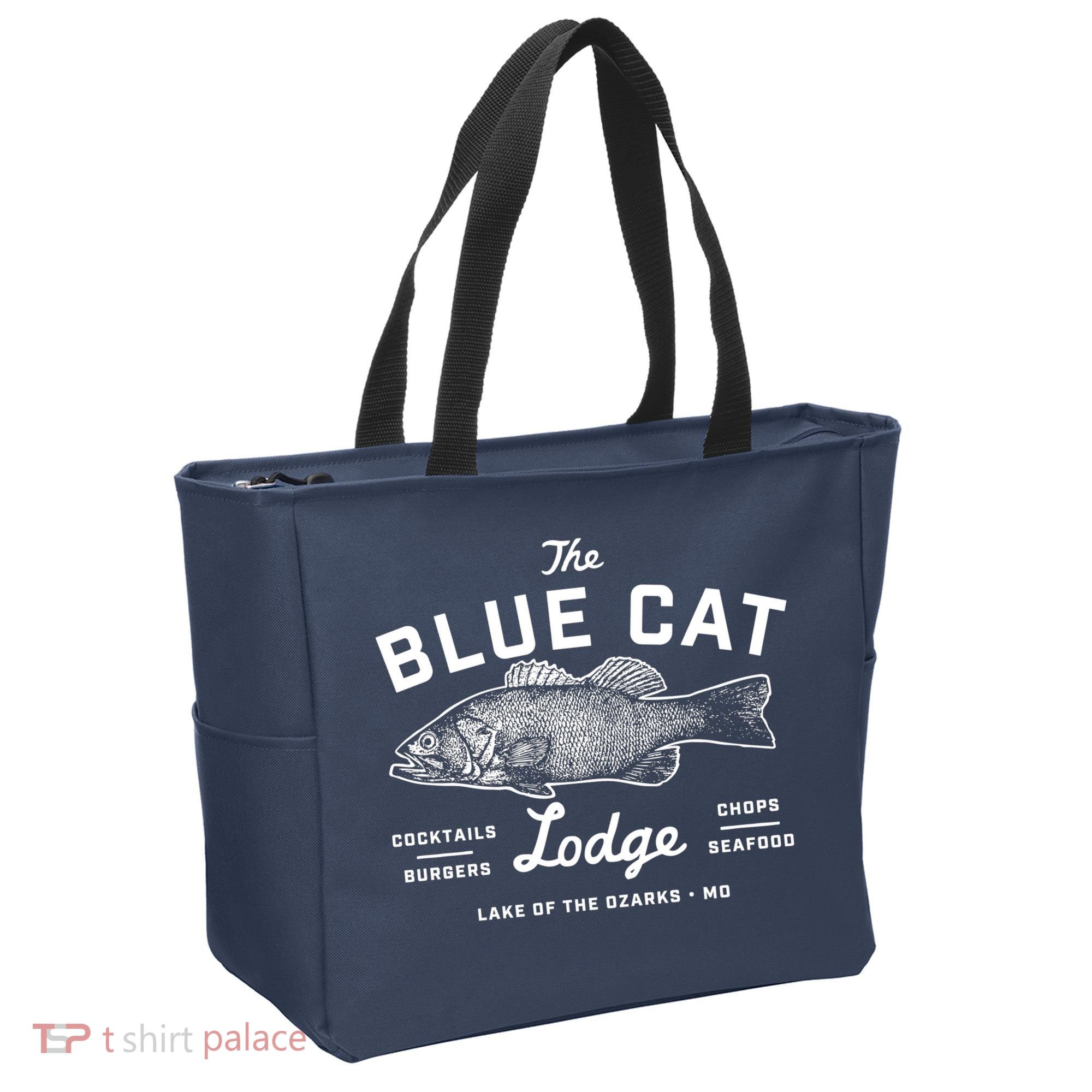 Ozark The Blue Cat Lodge Missouri Tote Bag