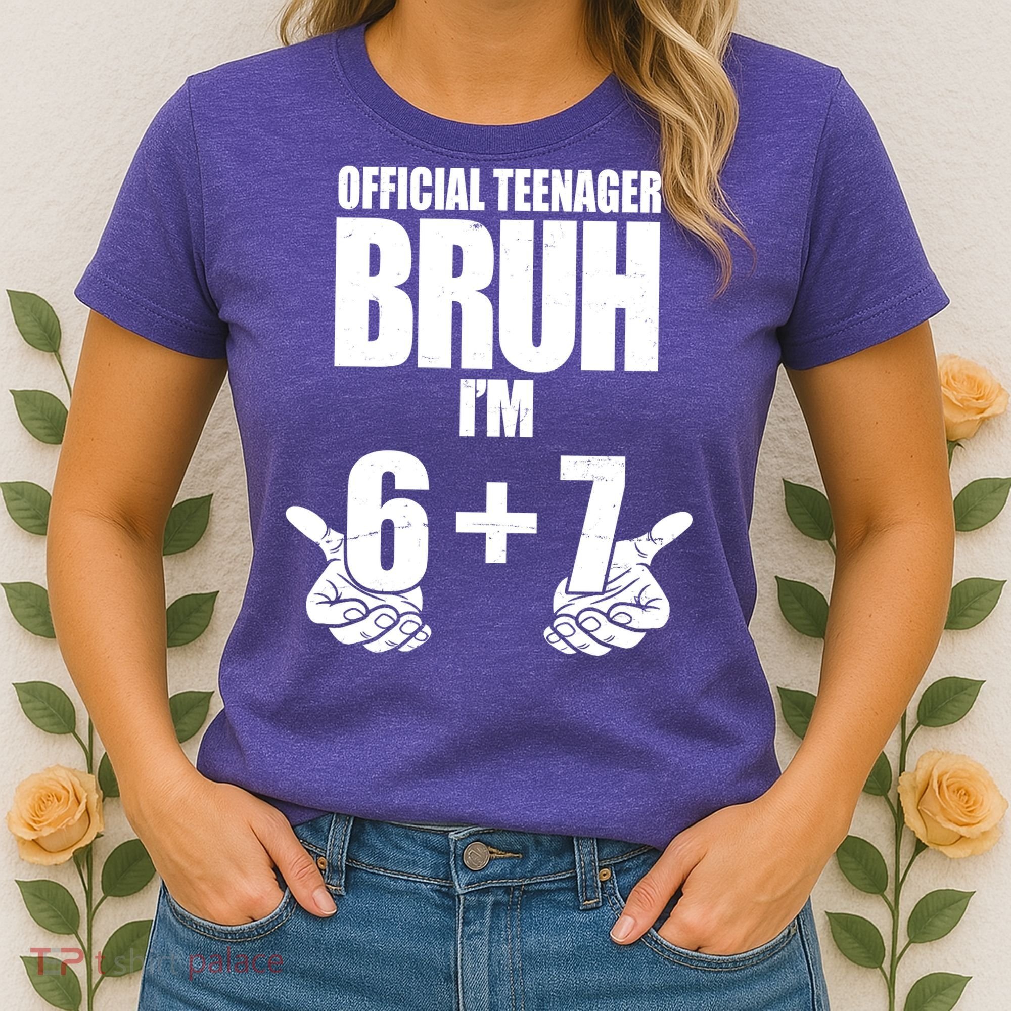 Official Teenager Bruh I'm 6 Plus 7 67 Meme Women's T-Shirt