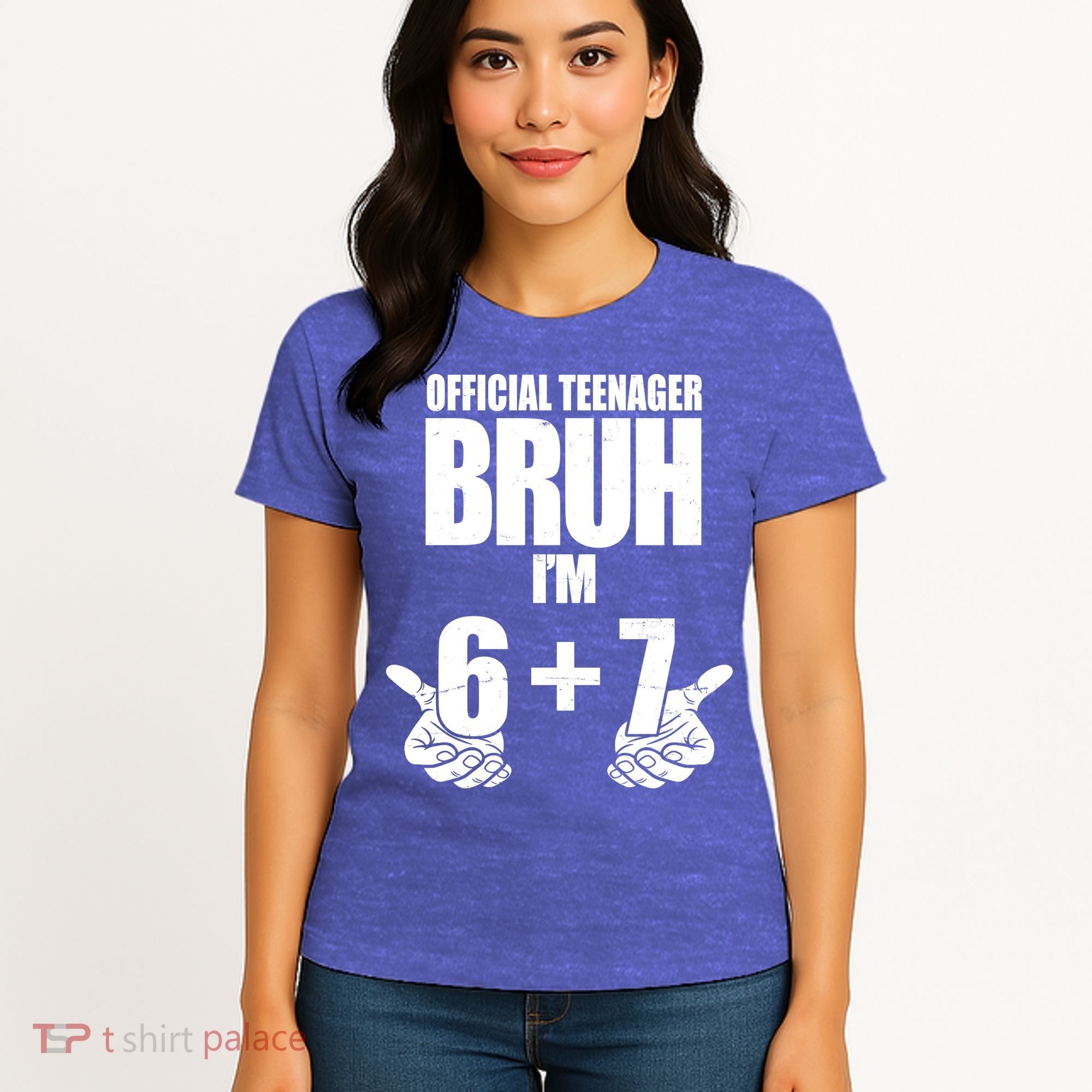 Official Teenager Bruh I'm 6 Plus 7 67 Meme Women's T-Shirt