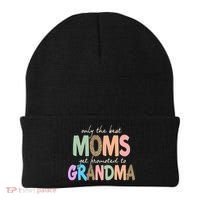 Only The Best Moms Get Promoted To Grandma Leopard Beanie thumb 0