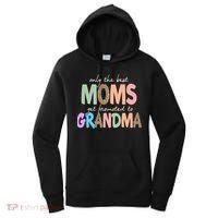 Only The Best Moms Get Promoted To Grandma Leopard Women's Hoodie thumb 0