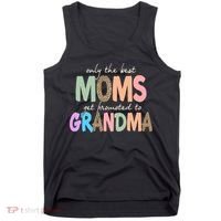 Only The Best Moms Get Promoted To Grandma Leopard Tank Top thumb 0