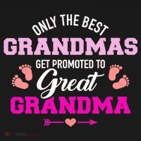 Only The Best Grandmas Get Promoted To Great Grandma TShirt Women's Tank Top thumb 5
