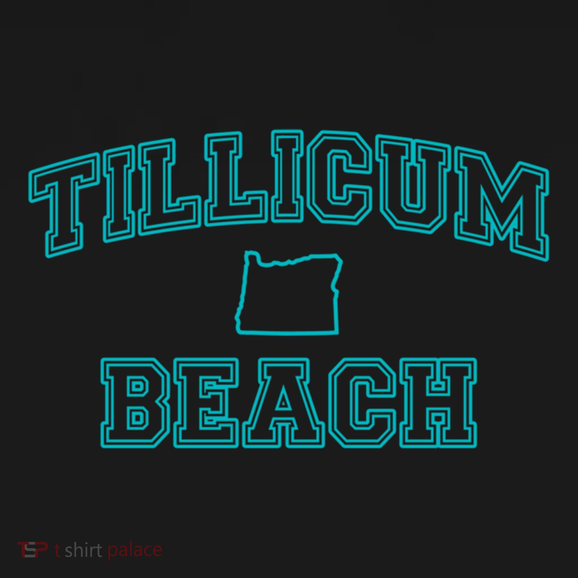 Oregon Tillicum Beach Funny Joke Dad Humor Husband Wife Gift Women's Hoodie