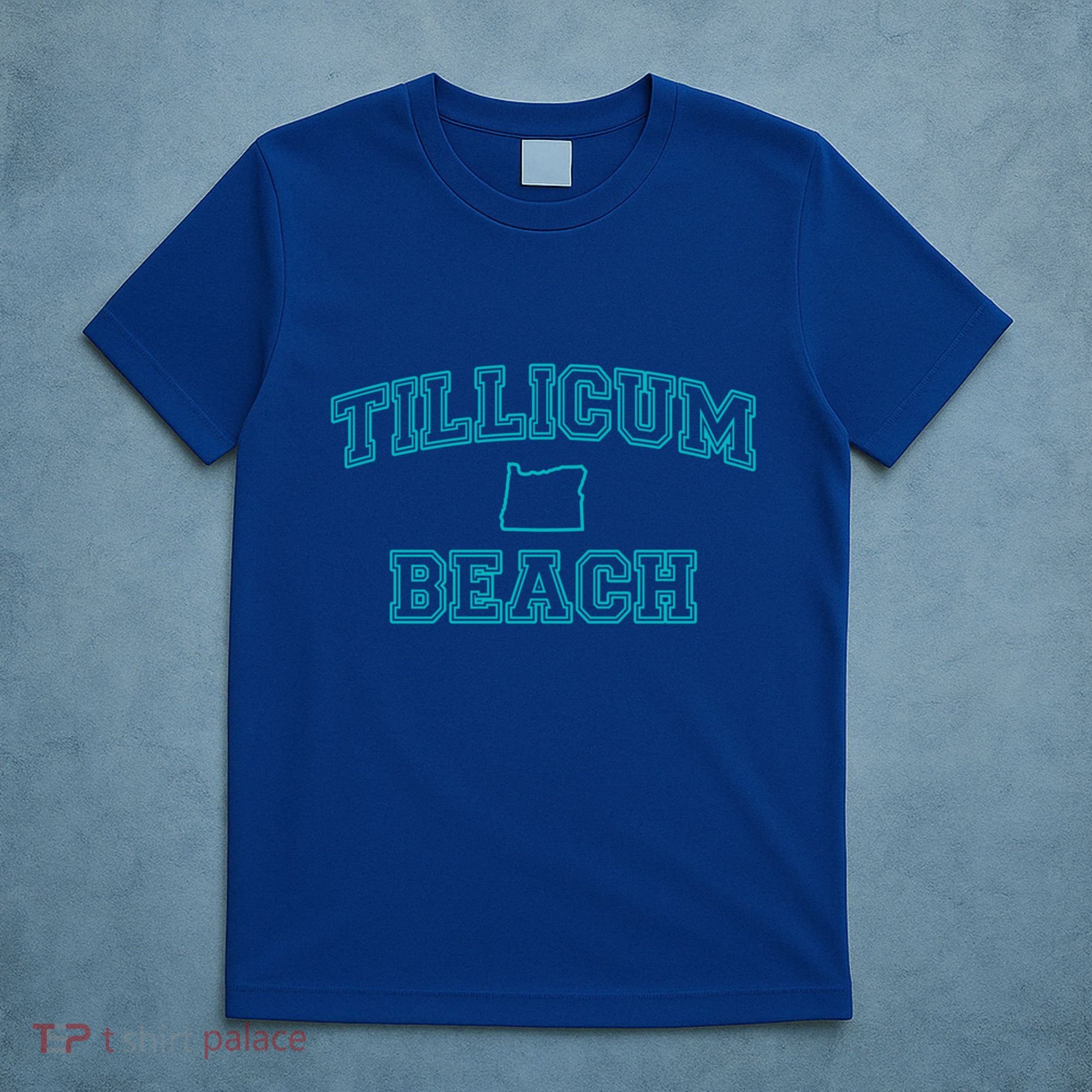 Oregon Tillicum Beach Funny Joke Dad Humor Husband Wife Gift T-Shirt